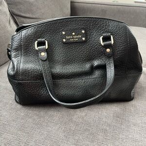 Kate Spade Black Leather Satchel